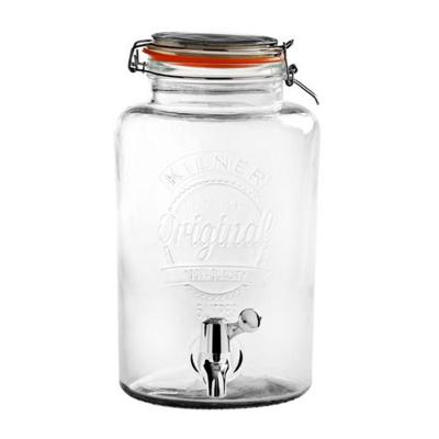 Fontaine a boisson distributeur en verre 5l kilner 1